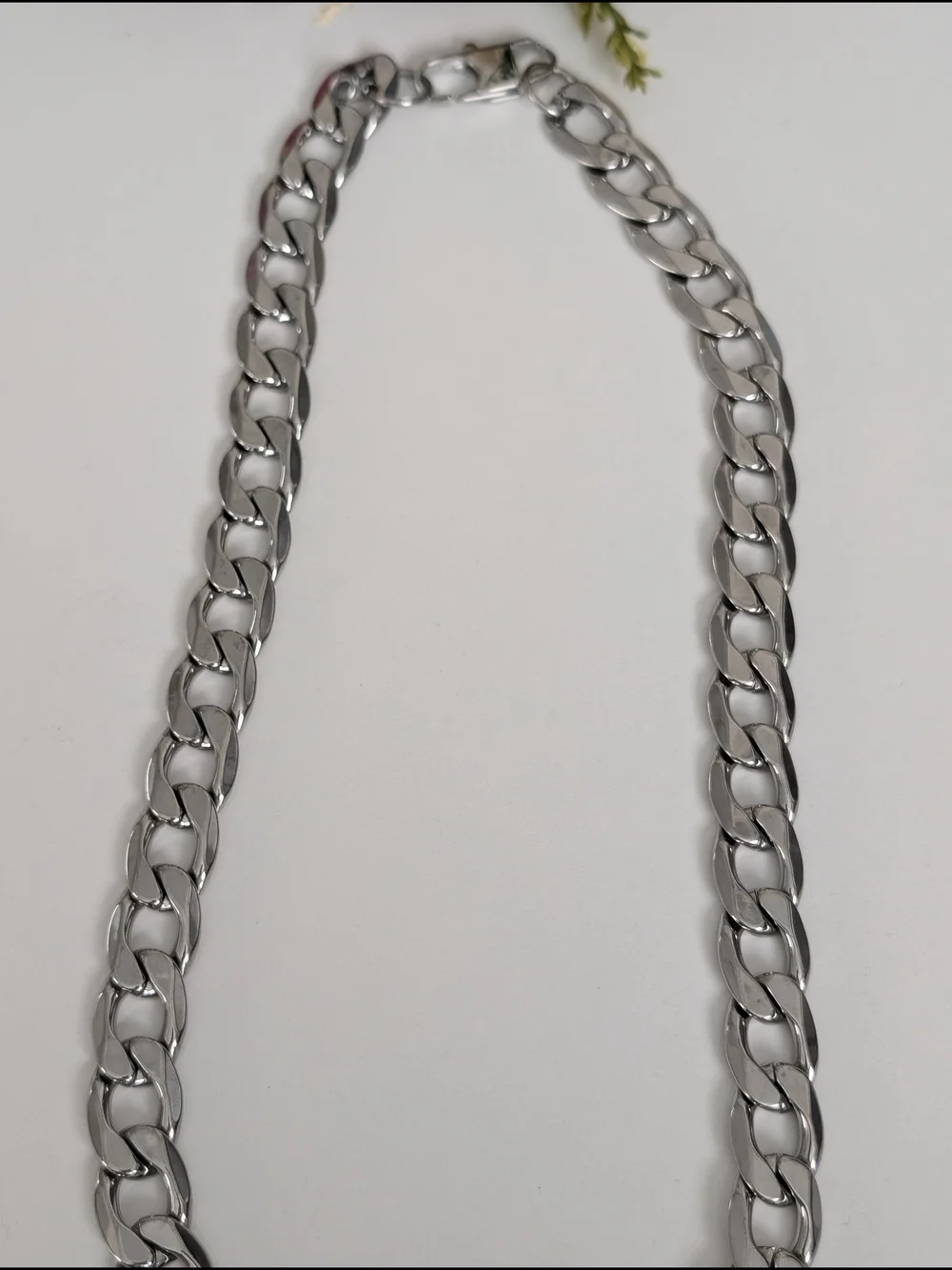 Chunky Stainless Steel Curb Chain Necklace